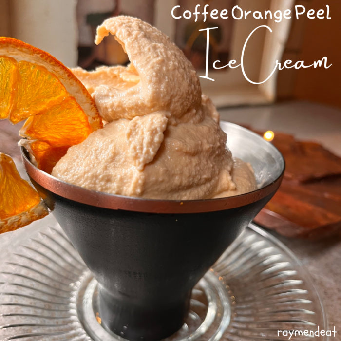 Coffee Orange Peel Ice Cream