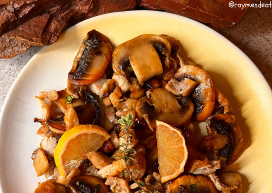 Butter Chicken & Mushrooms with Lemon