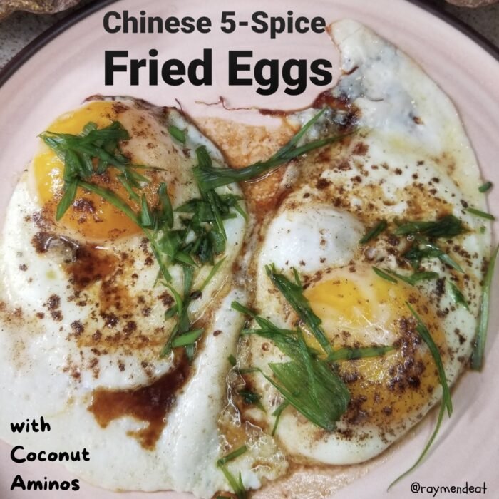 Chinese 5-Spice Fried Eggs with Coconut Aminos