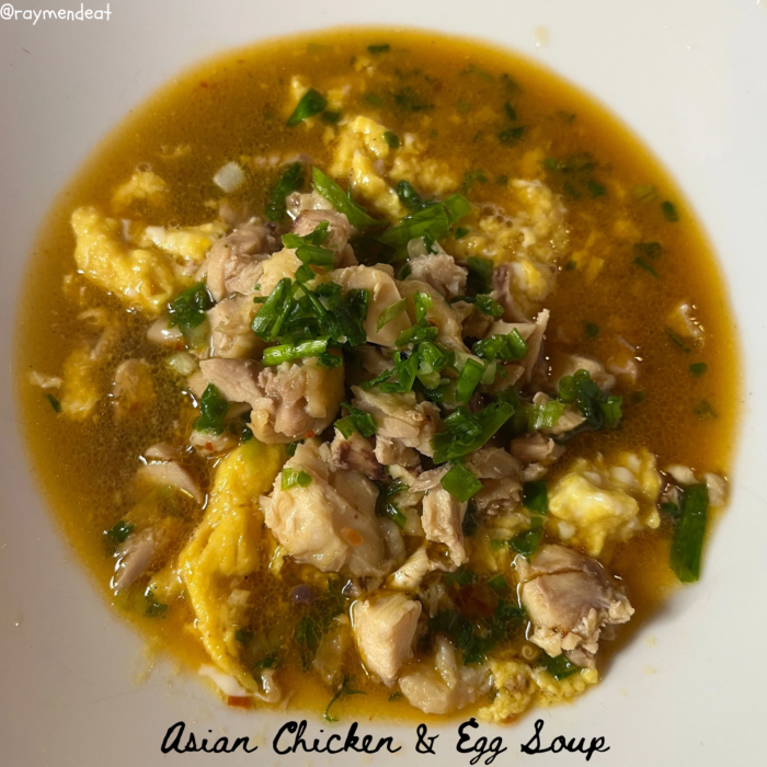 Asian Chicken & Egg Soup