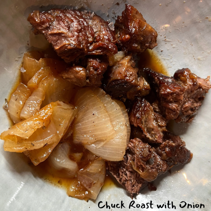 Chuck Roast with Onions