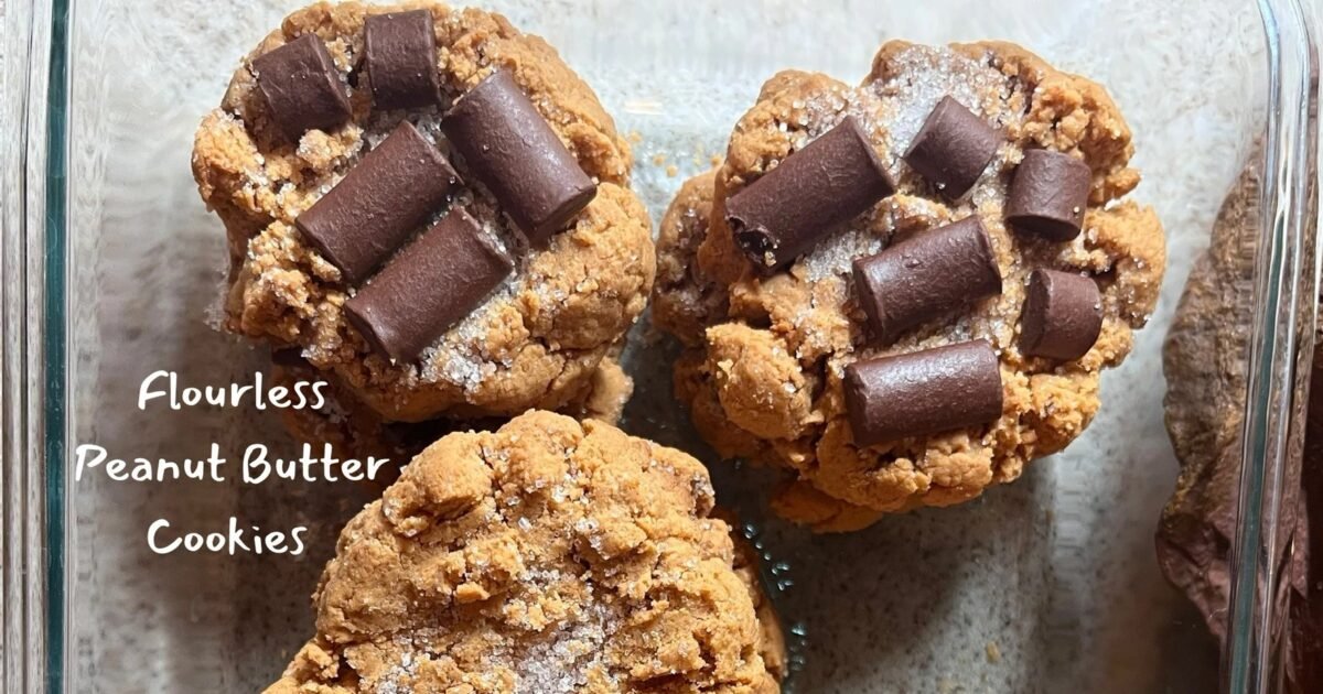 Flourless Peanut Butter Cookies