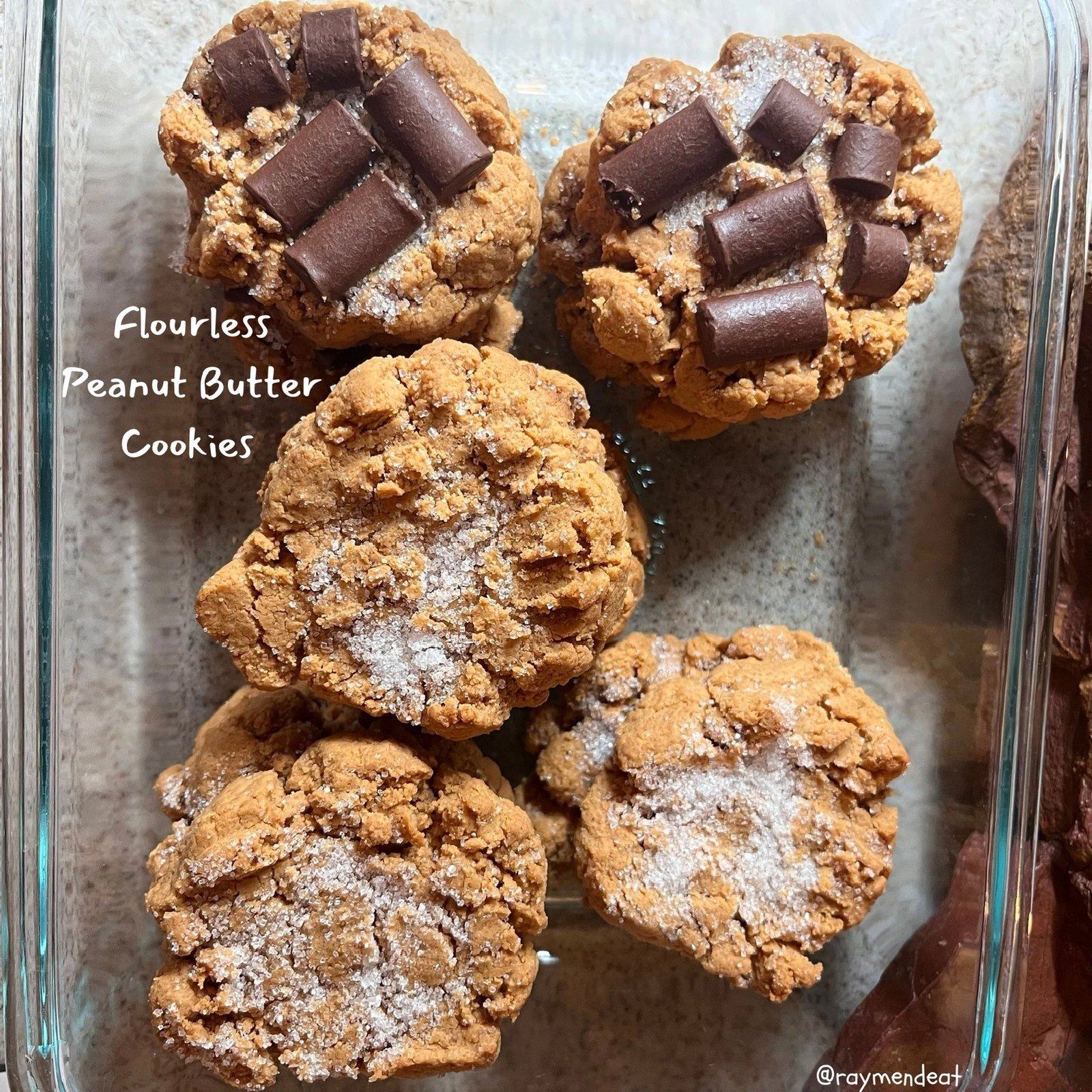 Flourless Peanut Butter Cookies