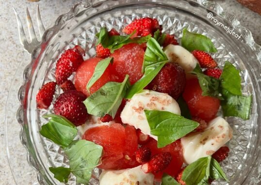 Watermelon & Strawberry Caprice Salad