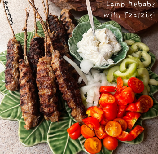 Lamb Kebabs with Tzatziki