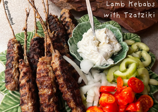 Lamb Kebabs with Tzatziki