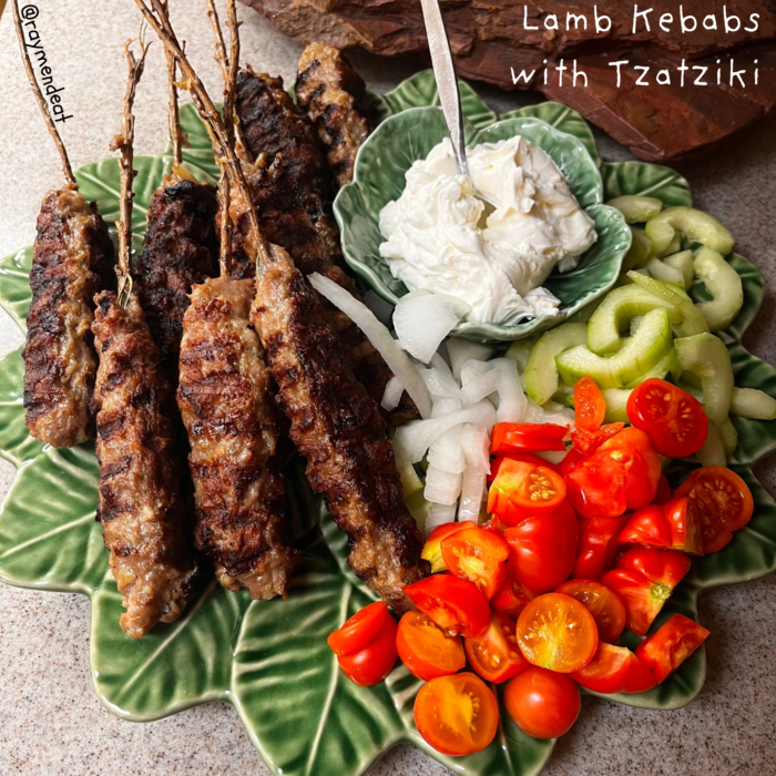 Lamb Kebabs with Tzatziki