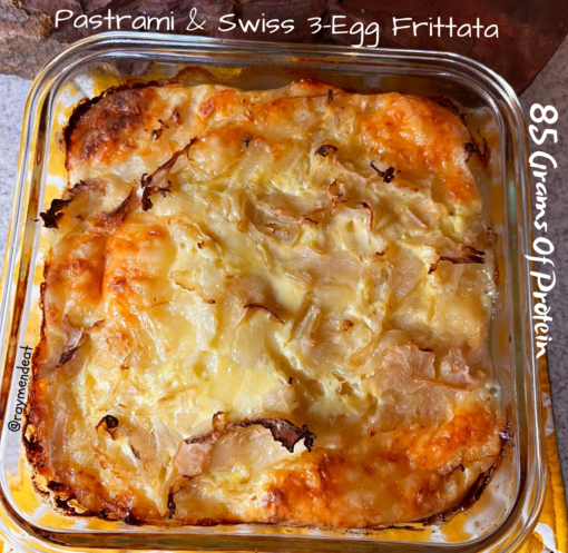 Pastrami & Swiss Frittata 85-Grams Of Protein