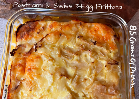 Pastrami & Swiss Frittata 85-Grams Of Protein